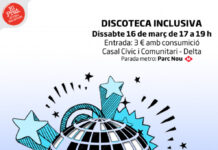 El sábado, 16 de marzo, vuelve la discoteca inclusiva de El Prat