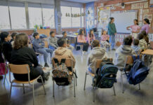 Último taller del Consejo de Niños en la Escola Jaume Balmes