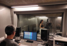 Elena Grueso graba su trabajo final de grado «Génesis»