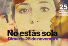 El Prat reivindica el 25N con la campaña «No estás solo»