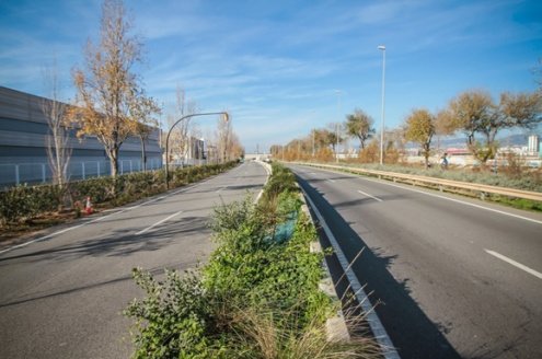 Se inician mejoras de reparación en la B-250 (Ronda Levante) en horario nocturno