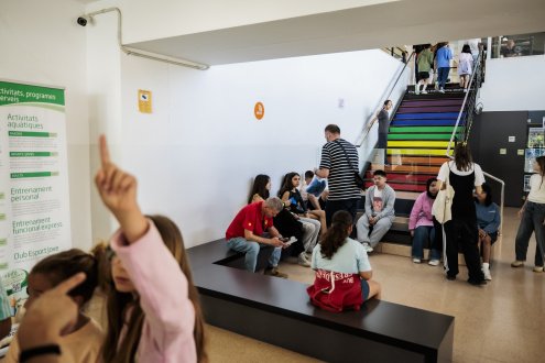 Los centros educativos de El Prat presentan propuestas para mejorar la eficiencia energética del CEM Sagnier